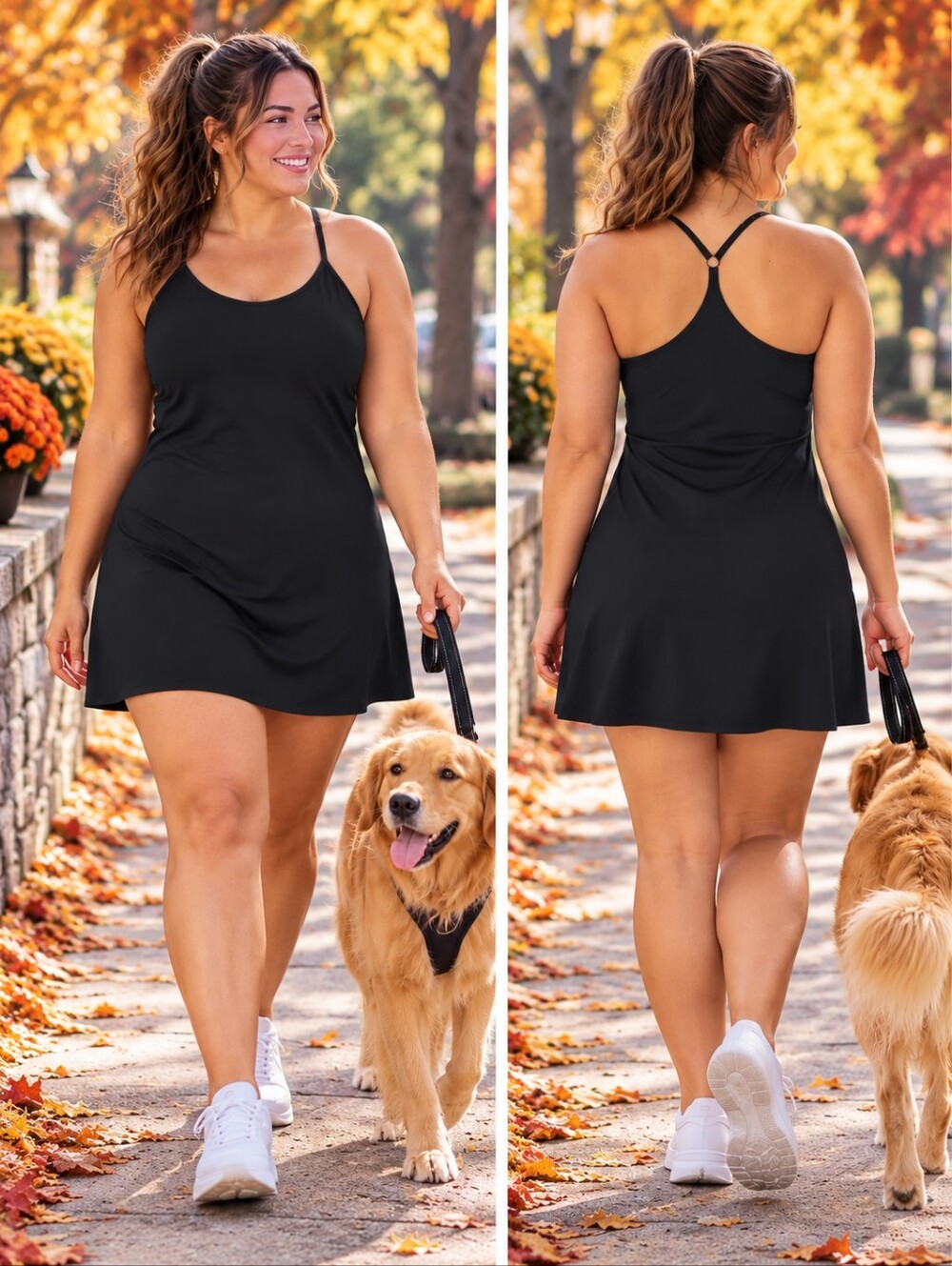 Outdoor Voices Exercise Dress XXL Black Sporty Casual Travel 🆕️